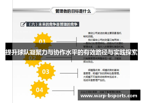 提升球队凝聚力与协作水平的有效路径与实践探索 提升球队凝聚力与协作水平的有效路径与实践探索